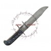 Rebel Wolf Alpha Magnum Jungle Classic Bowie Damascus Steel Knife